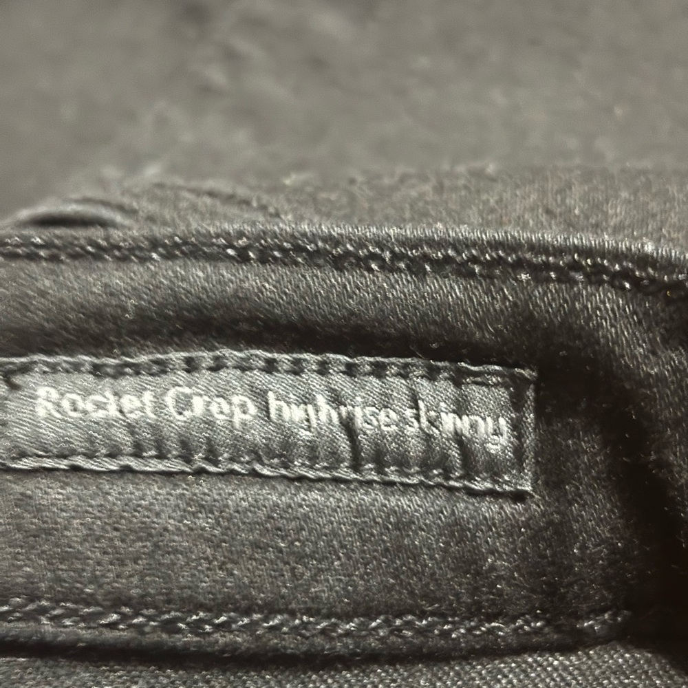 Citizens of Humanity Black Skinny Jeans High Rise Made in USA Size 4 - Picture 6 of 8